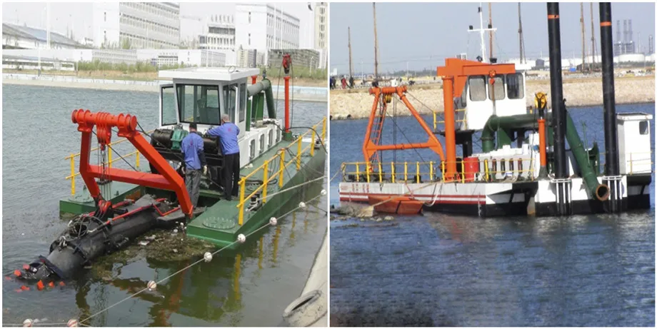 portable small river suction dredger for laking dredging